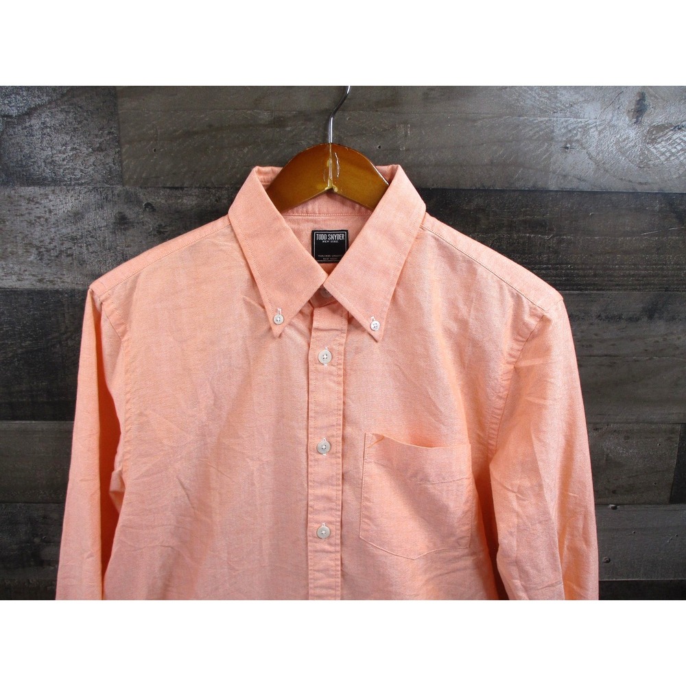 Todd Snyder Shirt Mens Medium Button Down Long Sleeve Pocket Casual Portugal